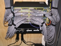 Network cabling in JRM Lab