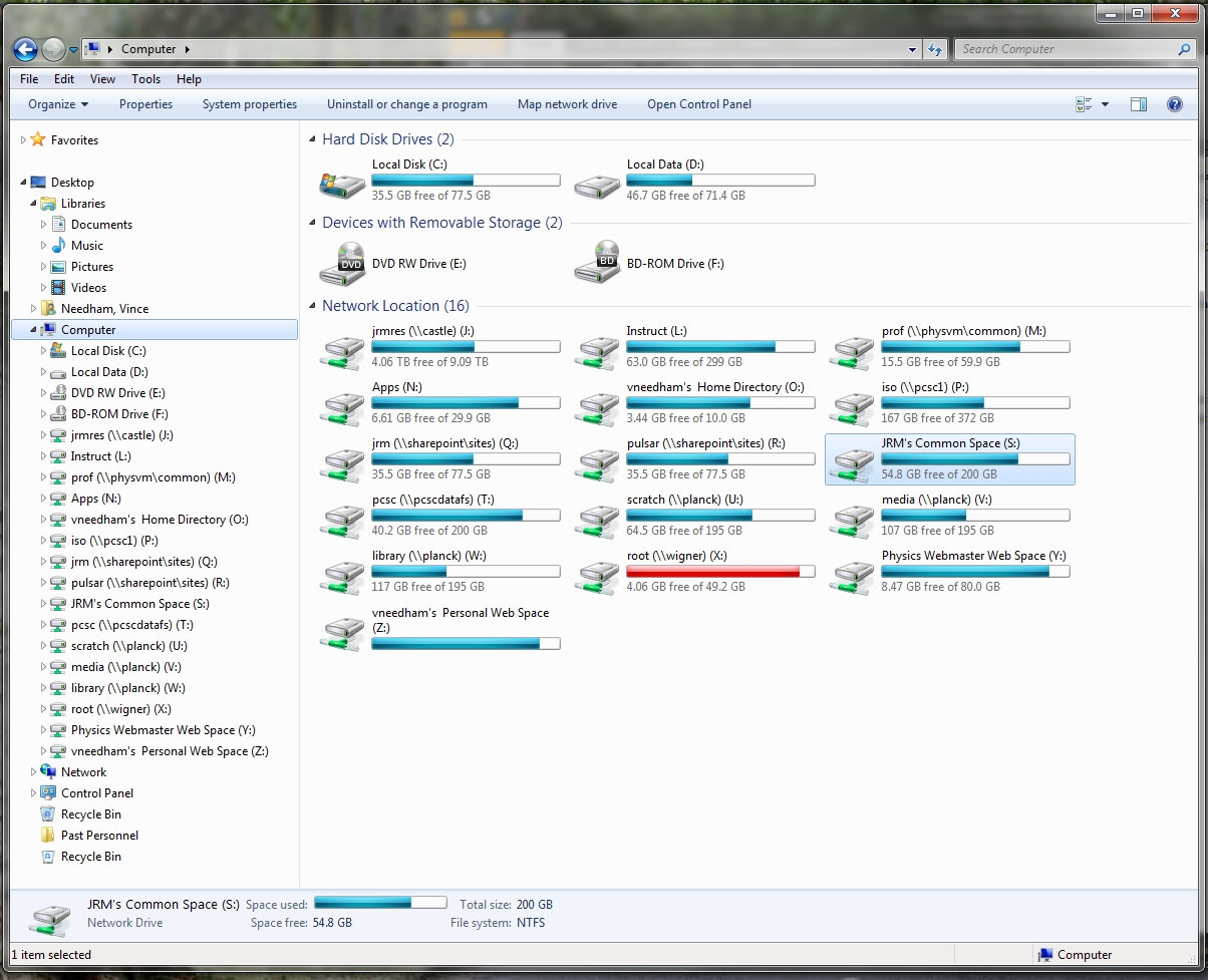 mapped network drive